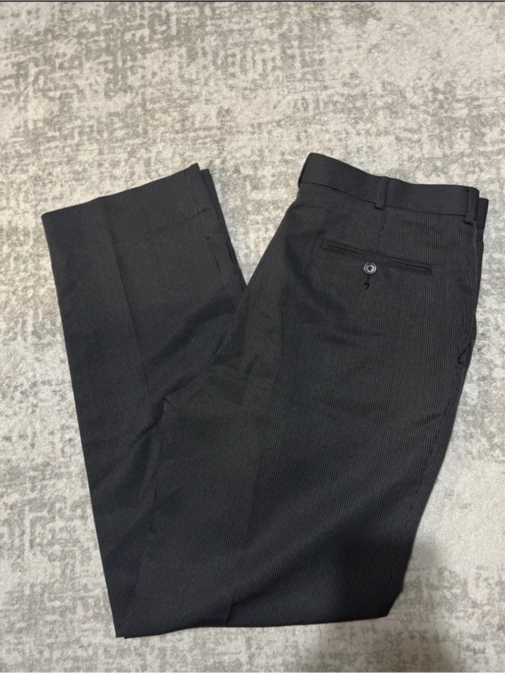 Men’s alfani black slacks. Size 34X34